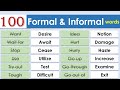 Formal Vocabulary Substitutes
