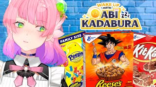 Ranking Every American Cereal Flavor! | Wake Up with Abi【V4Mirai | Abi