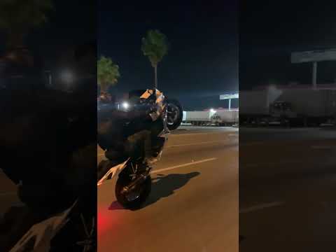 Gixxer ride wheelies Miami rides at night