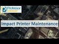 Dot Matrix Printer Maintenance and Functionality