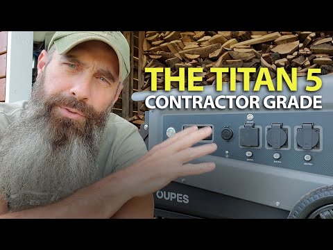 Solar Power For Power Tools And Building - Oupes Titan 5