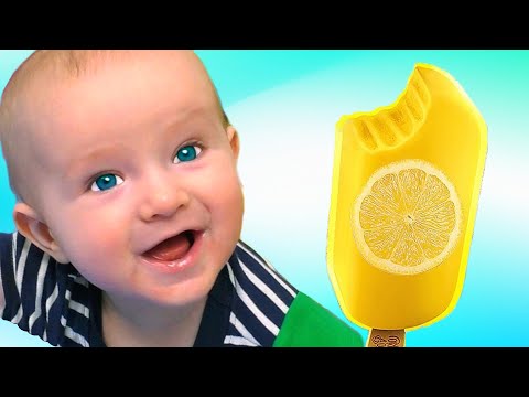 Ice Cream Song for children by Katya and Dima