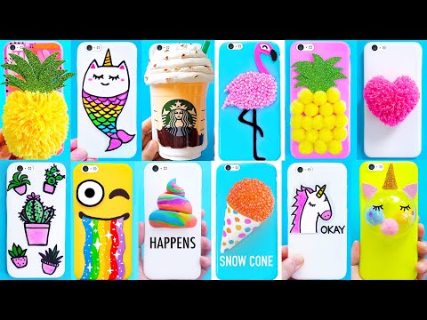 15 DIY PHONE CASES | Easy & Cute Phone Projects & iPhone Hacks