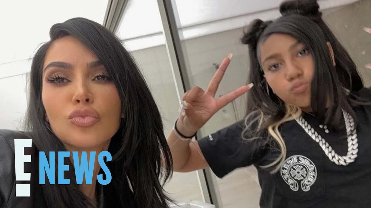 See the DIAMOND NECKLACE North West Gifts Mom Kim Kardashian for Her 44th Birthday | E! News