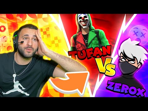 TUFAN VS ZEROX REACTION FREEFIRE BIG ANNOUNCEMENT