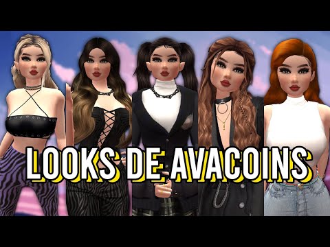 5 LOOKS DE AVACOINS || Avakin Life