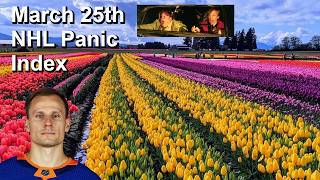 NHL Panic Index, March 25th 2026 Edition