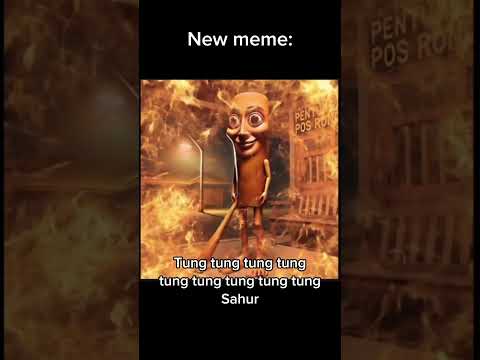 New meme Tung Tung Tung Sahur #shorts