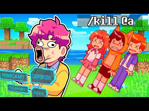 Hiha Chế Tạo BẢNG LỆNH ADMIN trong Minecraft 🤣😎