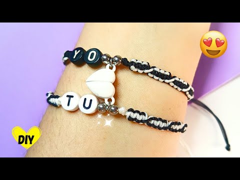 🫣 APRENDE A HACER PULSERAS con HISTORIA | Pulseras de hilo tejidas en macramé con imán 🧲