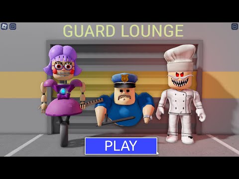 Escaping from ZOMBIES with BARRY! New Scary Obby (#Roblox)