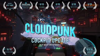 Cloudpunk update includes first-person cockpit view