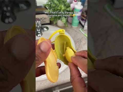 What one don't, another one will. For the banana is a man of steel🍌🪥 #linkinbio #banana #children