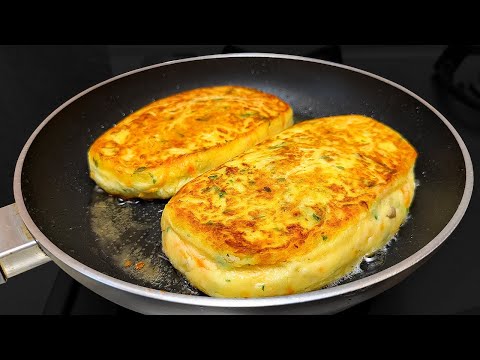 Mischen Sie einfach Kartoffeln und 2 Eier. Ich habe allen meinen Freunden dieses Rezept beigebracht!