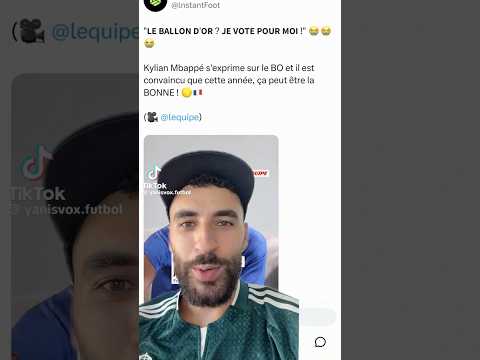 😱KYLIAN MBAPPÉ <strong>VOTE</strong> POUR LUI SUR LE BALLON D’OR #football #real #mbappe #ballondor #yamal #alvarez