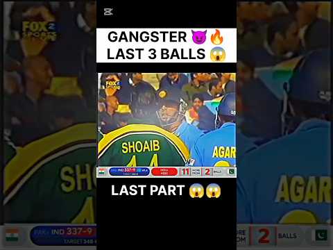 LAST PART 😱 3 balls 12 Runs 😱 unbelievable bowling 😱 #pakistan #india #cricket #foryou #viralshort