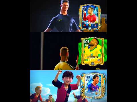 Ronaldo vs Messi vs Neymar ☠️#shorts #eafifa #fifamobile #fifa23 #fcmobile24 #fifa22 #fifa21