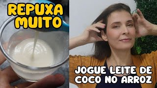 ESSA REPUXA MUITO jogue leite de coco no arroz vai acabar com as manchas