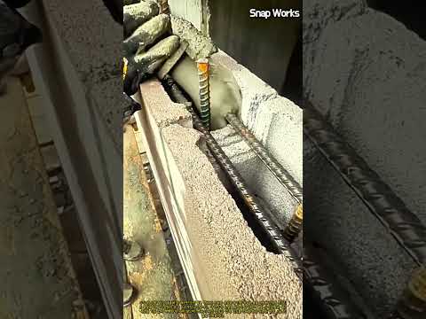 내진 보강 조적조 벽체의 일체화를 위한 정밀 그라우팅 공정 #worker #<strong>process</strong> #structural #building #civilwork