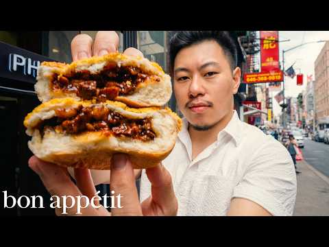 This Pork Bun is the #1 Street Food in Chinatown NYC | Street Eats | Bon Appétit