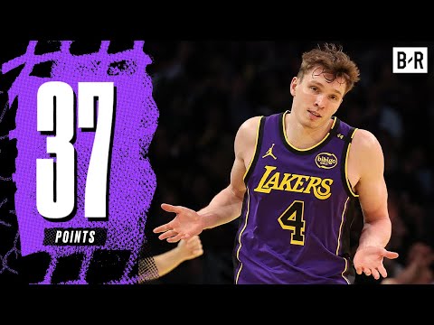 Lakers Rookie Dalton Knecht Goes Off for 37 Points & 9 Threes vs. Jazz 🔥 | 2024 NBA Cup