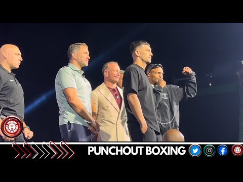 JACK CATTERALL VS HARLEM EUBANK FACE OFF #dazn #matchroomboxing #catteralleubank