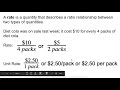 Calculating Unit Rates and Prices