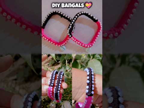 diy bangles for Navratri😍💝bangles making ideas💡#diy#handmade#navratri#bangles#shortfeed#short#fation