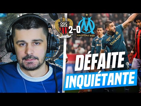 😠Une DEFAITE INQUIETANTE qui montrent nos LIMITES! (NICE-OM 2-0) BRASSIER dernier match à l'OM..