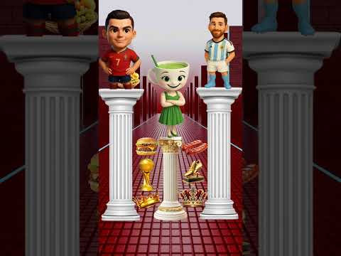 Kamu pilih Ronaldo apa Messi #puzzle #cartoon #animation #funny #ronaldo #football #messi