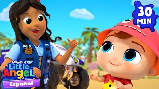 Equipo de rescate en la playa 👮🏝️ Caricaturas | Canciones Infantiles 🎵 Little Angel Español