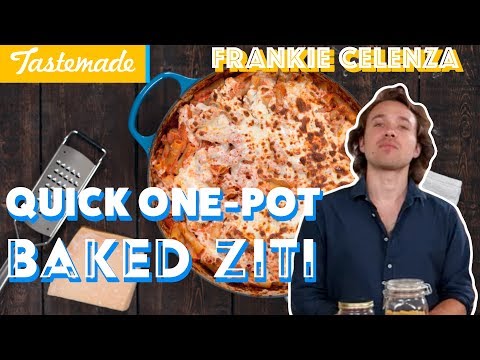 Fastest Ever One-Pot Baked Ziti | Frankie Celenza