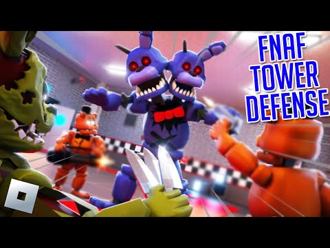 O INCRÍVEL TOWER DEFENSE DE FNAF NO ROBLOX 😱🤩 - FNAF TD