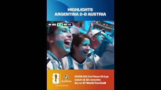Argentina 2-0 Austria Highlights |  FIFA World Cup 2026