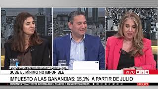 🔵 IMPUESTO A LAS GANANCIAS: 15,1% A PARTIR DE JULIO