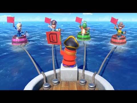 Rosalian vs Mario vs Yoshi vs Luigi - Mario Party Superstars