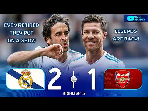 O RETORNO DAS LENDAS MADRIDISTAS! XABI ALONSO E RAÚL VOLTAM AO REAL E DÃO SHOW HISTÓRICO NO BERNABÉU