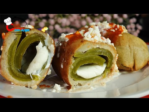 Nopales Rellenos con Queso/Rollitos de nopal, Una Receta ECONOMICAY y Deliciosa.