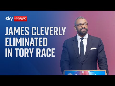 BREAKING: James Cleverly knocked out of Tory leadership race