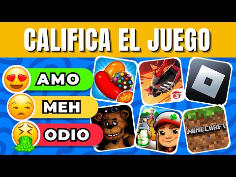 CALIFICA EL JUEGO 🎮📱 Top Tier List - Elige el nivel