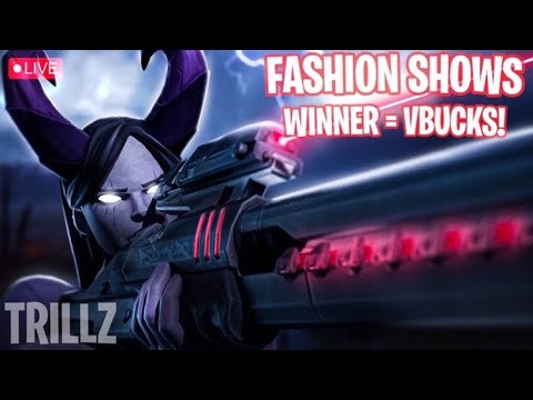 🔴REAL FORTNITE FASHION SHOW & HIDE AND SEEK LIVE! 1 WIN = 2500 VBUCK #fashionshow