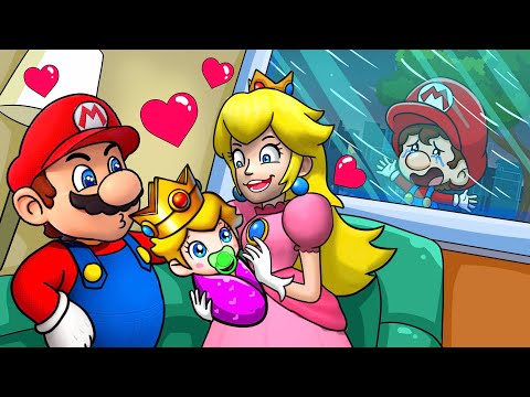 Poor Baby Mario Life: Mommy, Daddy! Don't Leave Me - Very Sad Story - Super Mario Bros Animation