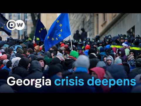 Georgians protest against new President | DW News