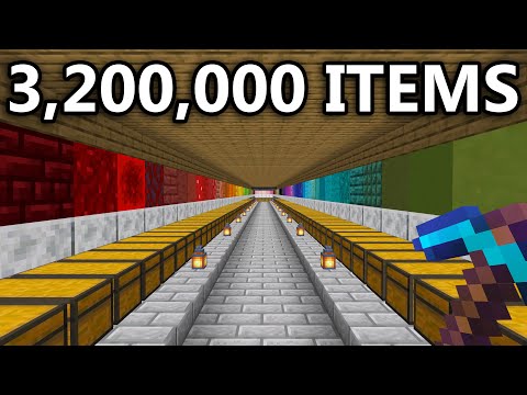 This Room Can Hold 3,200,000 Items...