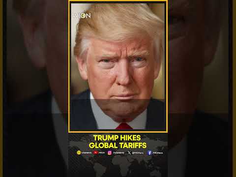 Trump Raises Global Import Tariffs to 15% After Supreme Court Ruling | WION Shorts