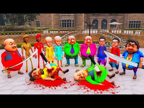 Motu Patlu Playing Hide And Seek With Super Power In Gta 5 | Motu Patlu || Gaming Pro Mods