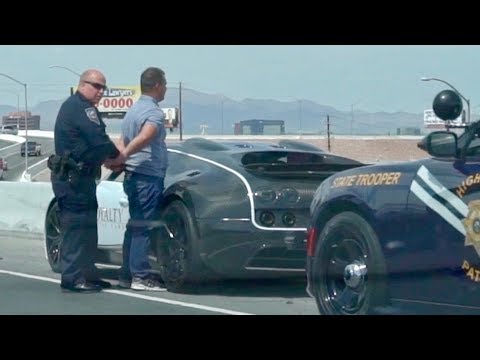 COPS ARREST BUGATTI OWNER FOR GOING TOO SLOW!!!