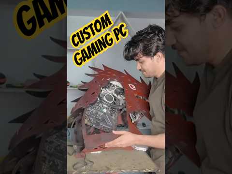 Building dragon PC cabinet #craft #gaming #pcgaming