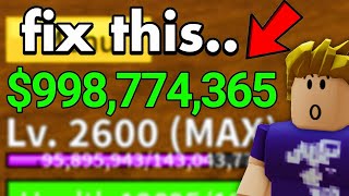 Reaching 1 BILLION Using MONEY HACKS in Blox Fruits