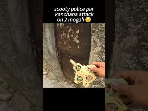 scooty police par kanchana attack on 2 mogli 😲 #short #trending #youtube